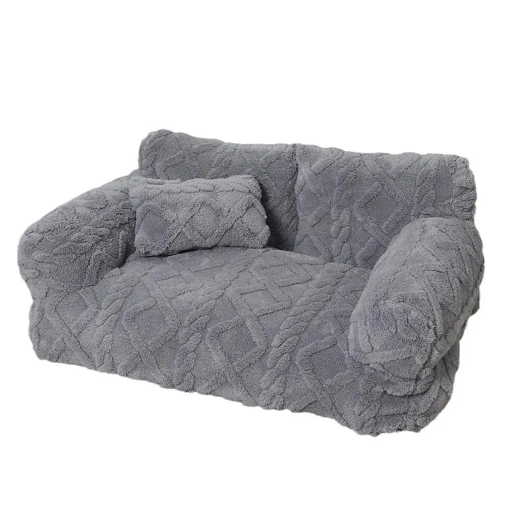 Warm Plush Pet Sofa Bed
