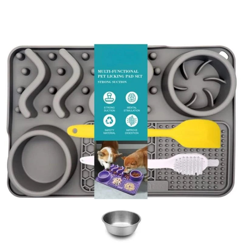Slow Feeder Mat for Pets - Non-Toxic Silicone