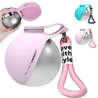 2-in-1 Portable Dog Water Bottle for Small Dogs