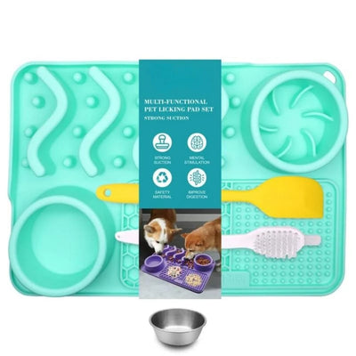 Slow Feeder Mat for Pets - Non-Toxic Silicone