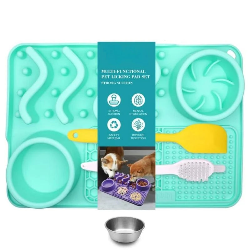 Slow Feeder Mat for Pets - Non-Toxic Silicone