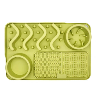 Slow Feeder Mat for Pets - Non-Toxic Silicone