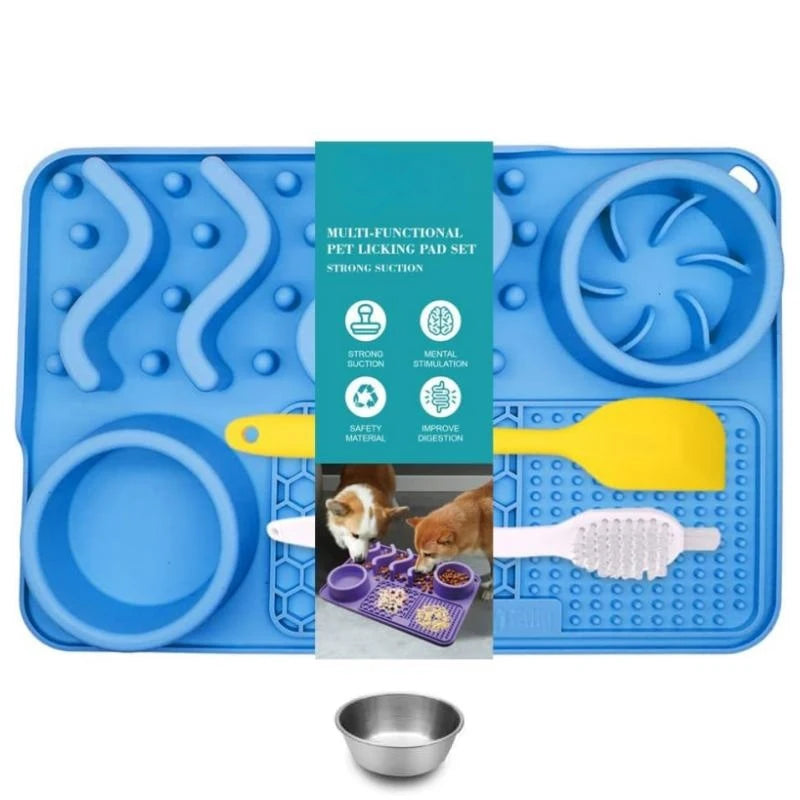 Slow Feeder Mat for Pets - Non-Toxic Silicone