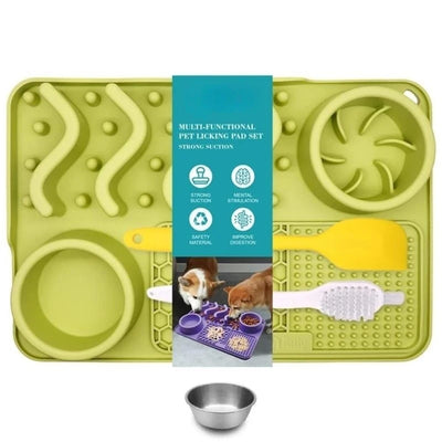 Slow Feeder Mat for Pets - Non-Toxic Silicone