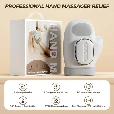 Hand Massager with Heat Compression