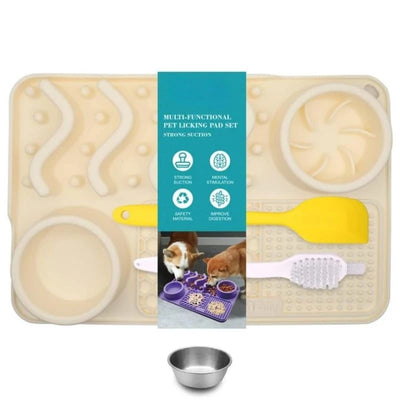 Slow Feeder Mat for Pets - Non-Toxic Silicone