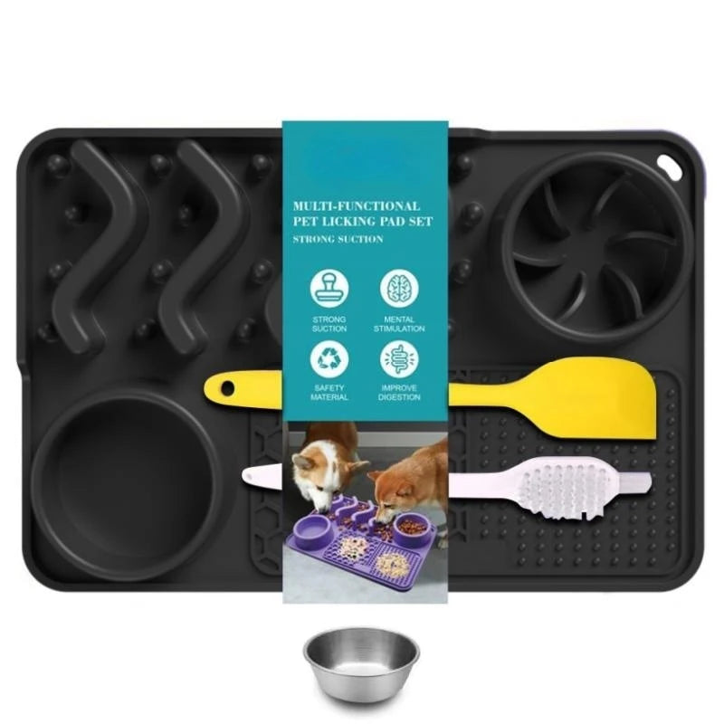 Slow Feeder Mat for Pets - Non-Toxic Silicone