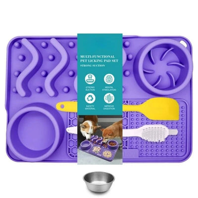 Slow Feeder Mat for Pets - Non-Toxic Silicone