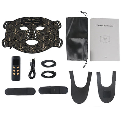 Facial LED Mask with Neck Red Light Near Infrared Therapy